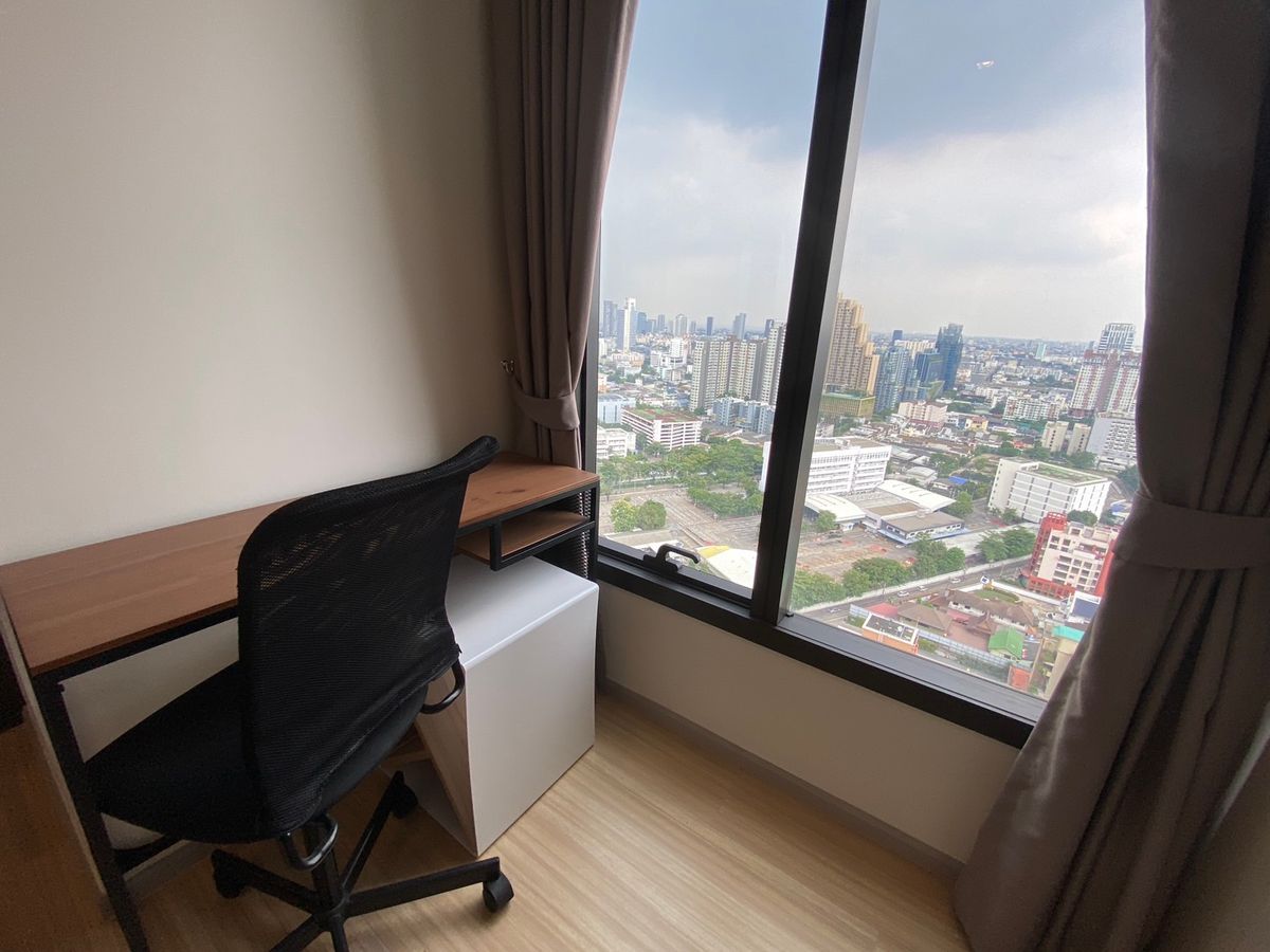 ให้เช่าคอนโดสะพานควาย จตุจักร : Rare Type! ต่อรองได้🐶🐱M Jatujak (Pet Friendly) - 1bedroom 1bathroom - 27 floor - The best view 