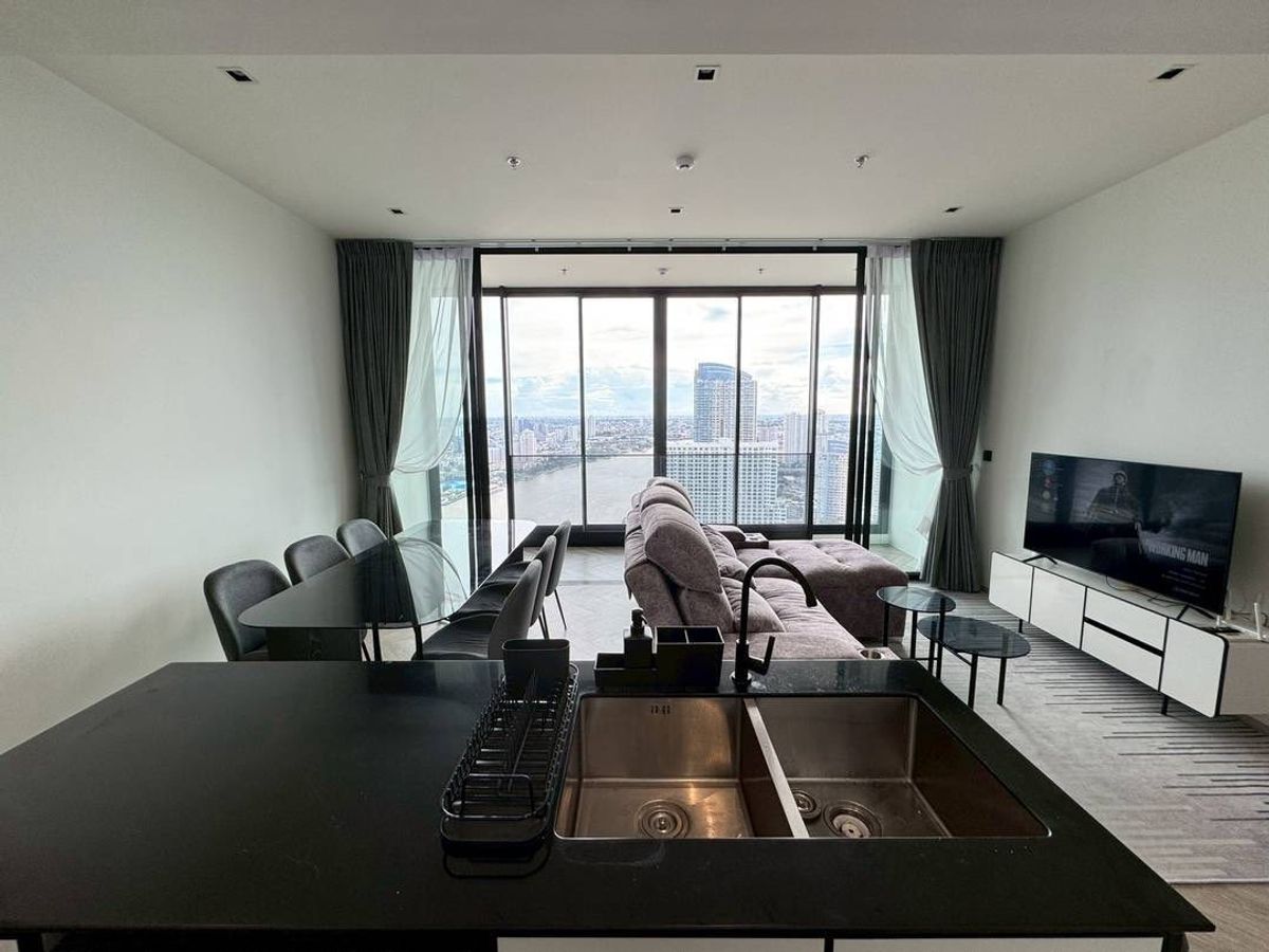 For RentCondoWongwianyai, Charoennakor : For Rent Chapter Charoennakhorn-Riverside // 2B2B // 80 SQ.M