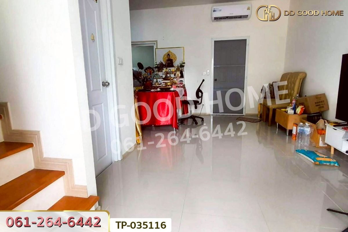 For SaleTownhomeNakhon Pathom : TP-035116 Townhome at Kaomongkol Village, Phutthamonthon Sai 5-Raikhing 26, near Central Salaya