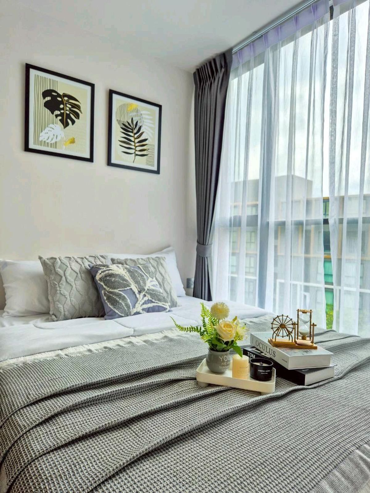 ให้เช่าคอนโดบางนา แบริ่ง ลาซาล : ให้เช่า Atmoz บางนา เฟอร์ครบ พร้อมอยู่