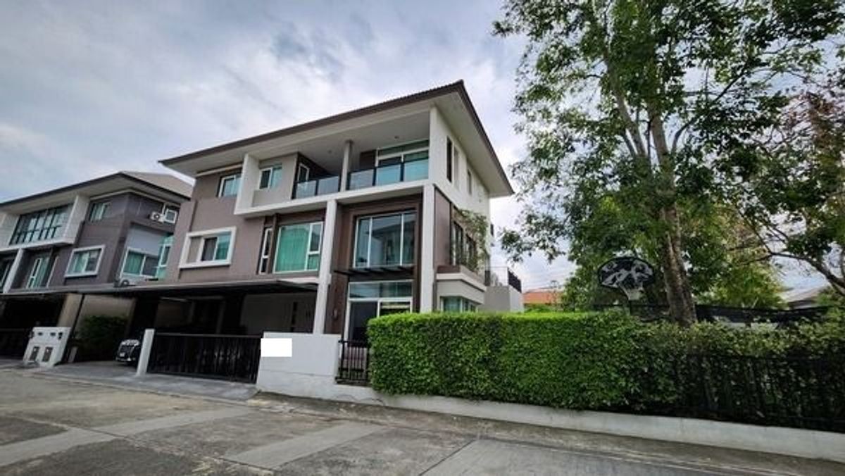 For SaleHouseNawamin, Ramindra : After the corner 94.9 sq. 6 beds, 7 water houses, 3-storey house, Casa Legend Kaset-Nawamin