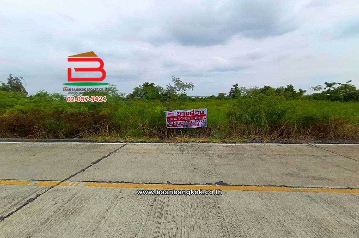 For SaleLandPathum Thani,Rangsit, Thammasat : Beautiful plot of land, Soi Pathum Thani Church, an area of ​​1-1-17.9 rai, near Saint Marco Temple Highway 307, Ban Chang Subdistrict, Mueang District, Pathum Thani Province