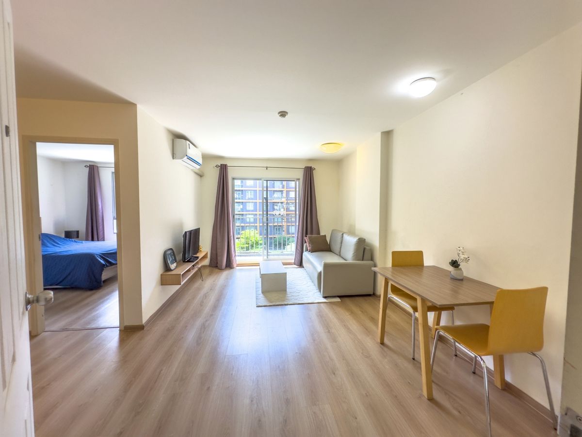For RentCondoPathum Thani,Rangsit, Thammasat : Condo for rent in U Campus Rangsit - Mueang Ekk View Sang, Floor 5, 1, 36.7 sq.m., complete, full + electrical appliances