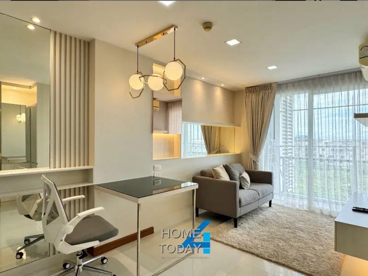 ให้เช่าคอนโดลาดกระบัง สุวรรณภูมิ : ✨🏢 พร้อมอยู่ 10 พ.ย. 2569! ให้เช่า คอนโด Airlink Residences รีโนเวทใหม่ทั้งห้อง 🌿