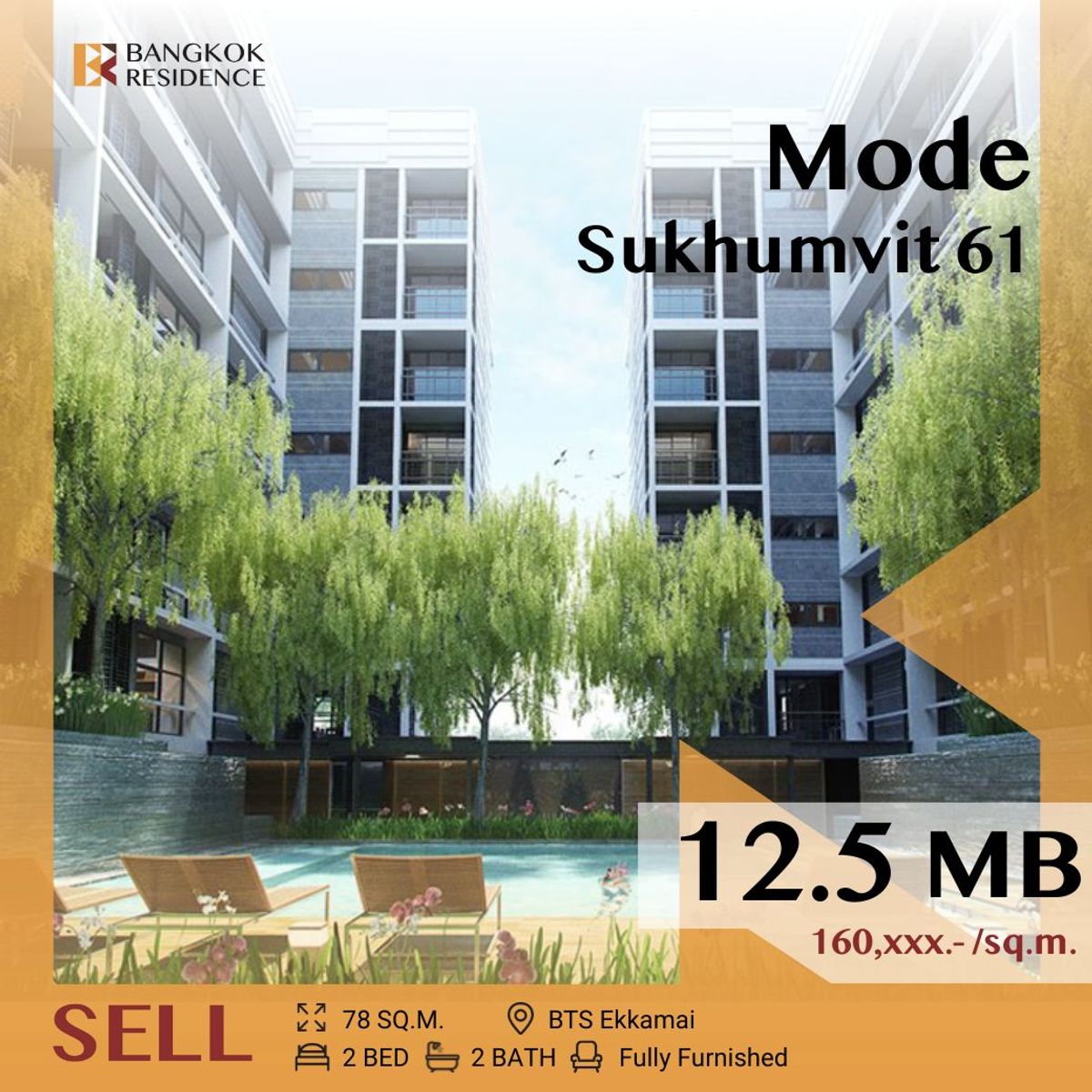 For SaleCondoSukhumvit, Asoke, Thonglor : ⚡Stylish Unit,Mode Sukhumvit 61 Prime Location near BTS Ekkamai