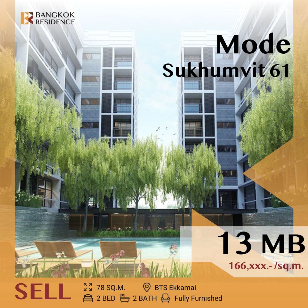 For SaleCondoSukhumvit, Asoke, Thonglor : ⚡Stylish Unit,Mode Sukhumvit 61 Prime Location near BTS Ekkamai