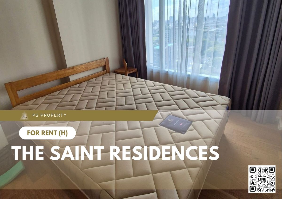 ให้เช่าคอนโดลาดพร้าว เซ็นทรัลลาดพร้าว : ให้เช่า 📍 The Saint Residences 📍 เฟอร์นิเจอร์ และ เครื่องใช้ไฟฟ้าครบ ใกล้ BTS ห้าแยกลาดพร้าว