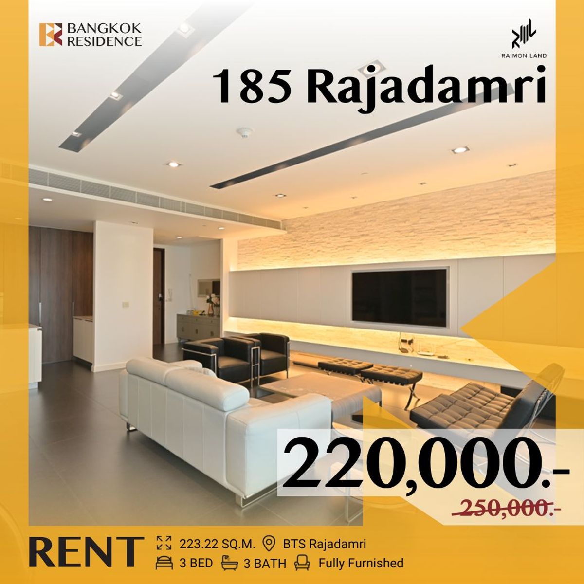 For RentCondoWitthayu, Chidlom, Langsuan, Ploenchit : 185 Rajadamri 🌠  𝐄𝐱𝐩𝐞𝐫𝐢𝐞𝐧𝐜𝐞 𝐞𝐥𝐞𝐯𝐚𝐭𝐞𝐝 𝐥𝐢𝐯𝐢𝐧𝐠 𝐰𝐢𝐭𝐡 𝐒𝐩𝐨𝐫𝐭 𝐂𝐥𝐮𝐛 𝐕𝐢𝐞𝐰  ⛳ Near BTS Ratchadamri