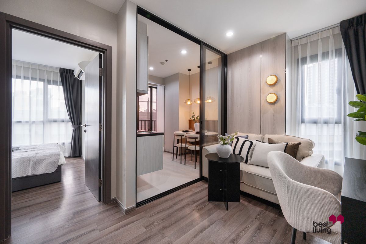 ขายคอนโดอ่อนนุช อุดมสุข : 🏙️ ขายคอนโด The Base Park West สุขุมวิท 77 ห้องมุม เฟอร์ครบ พร้อมอยู่