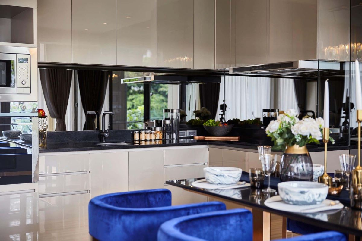 โฮมออฟฟิศพระราม 9 เพชรบุรีตัดใหม่ RCA : 🔥ให้เช่า The Element Rama9 (拉玛九商住两用房) โฮมออฟฟิศระดับพรีเมียม เฟอร์นิเจอร์ครบ!!