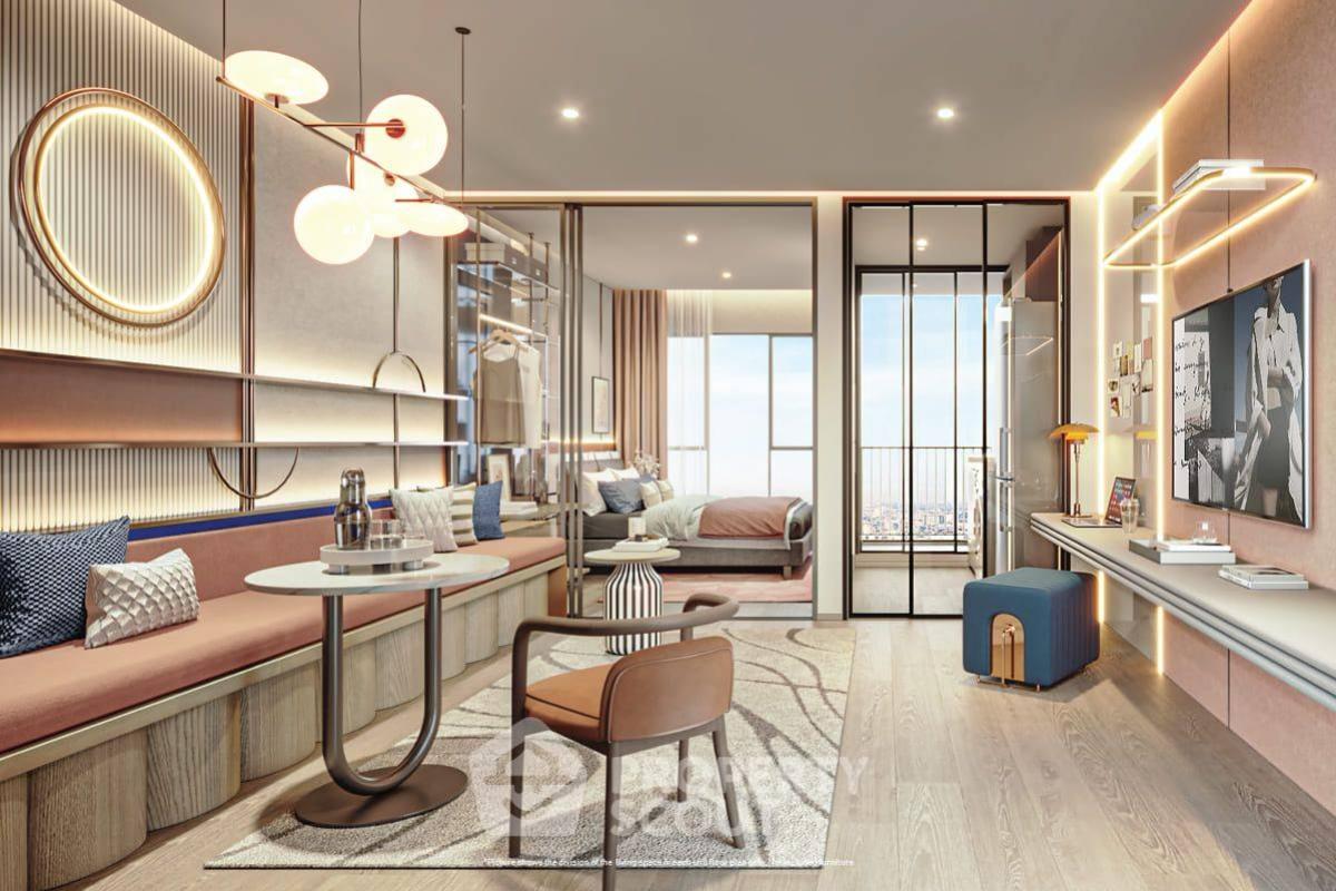 For SaleCondoOnnut, Udomsuk : 2-BR Condo at ASPIRE Onnut Station near BTS On Nut