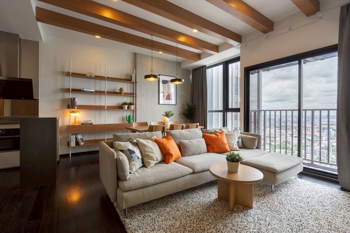 คอนโดสุขุมวิท อโศก ทองหล่อ : ✅️( ห้องตกแต่งใหม่ ) 2 Bedroom 2 Bathroom 66 sqm. Park Origin ทองหล่อ คอนโดหรูใจกลางทองหล่อ รูปห้องจริง!!