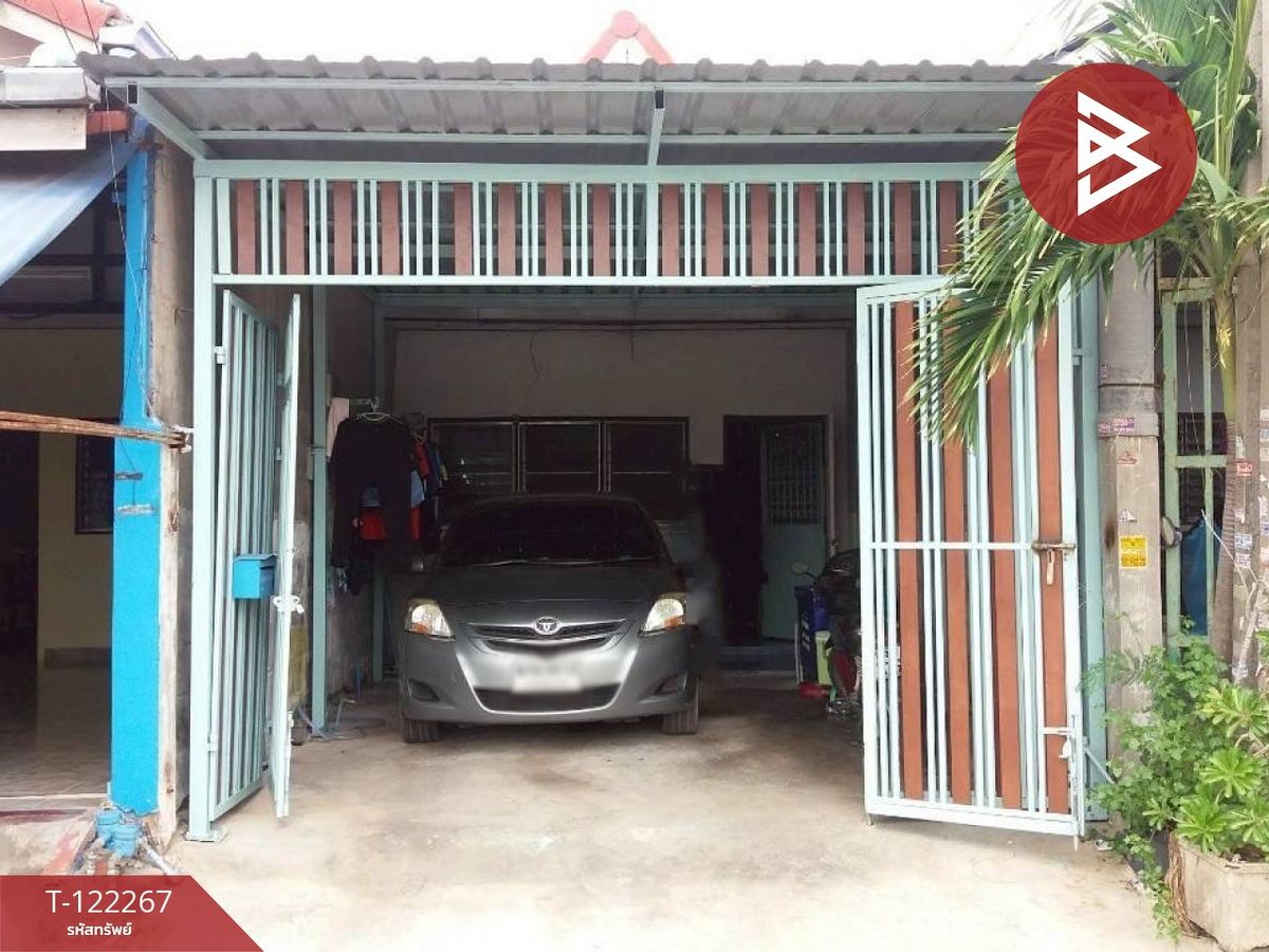 For SaleTownhomeSamut Prakan,Samrong : One floor townhouse for sale Thep Wirun, Pracha Samakkhi Village, Samut Prakan
