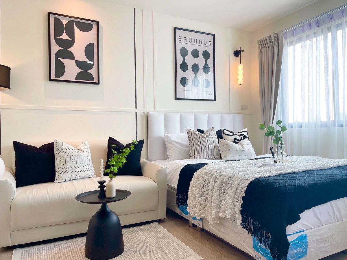 ขายคอนโดมีนบุรี-ร่มเกล้า : K-6536 ขาย ! คอนโด WELA รามคำแหง 186 ตกแต่งใหม่ พร้อมอยู่ ติด MRT เคหะรามคำแหง