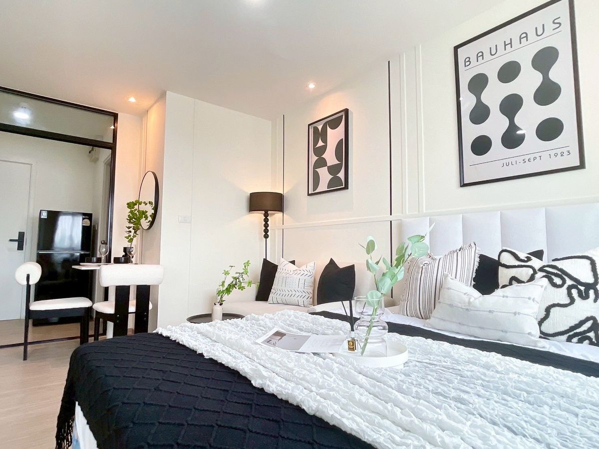 ขายคอนโดมีนบุรี-ร่มเกล้า : K-6536 ขาย ! คอนโด WELA รามคำแหง 186 ตกแต่งใหม่ พร้อมอยู่ ติด MRT เคหะรามคำแหง