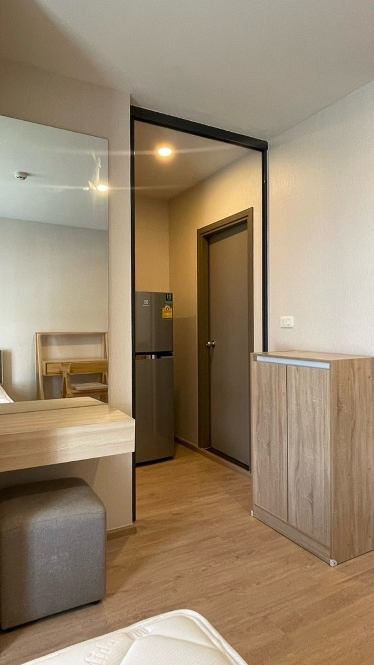 For RentCondoBangna, Bearing, Lasalle : 1 bedroom for rent. Closed 33 sqm. Step 19 Building B.