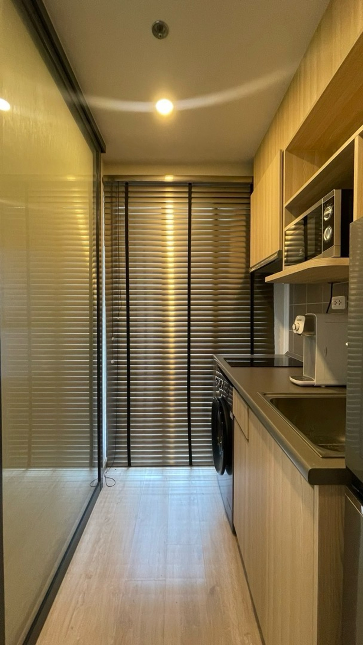 For RentCondoBangna, Bearing, Lasalle : 1 bedroom for rent. Closed 33 sqm. Step 19 Building B.