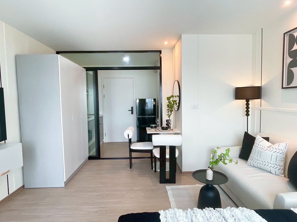 ขายคอนโดมีนบุรี-ร่มเกล้า : K-6536 ขาย ! คอนโด WELA รามคำแหง 186 ตกแต่งใหม่ พร้อมอยู่ ติด MRT เคหะรามคำแหง