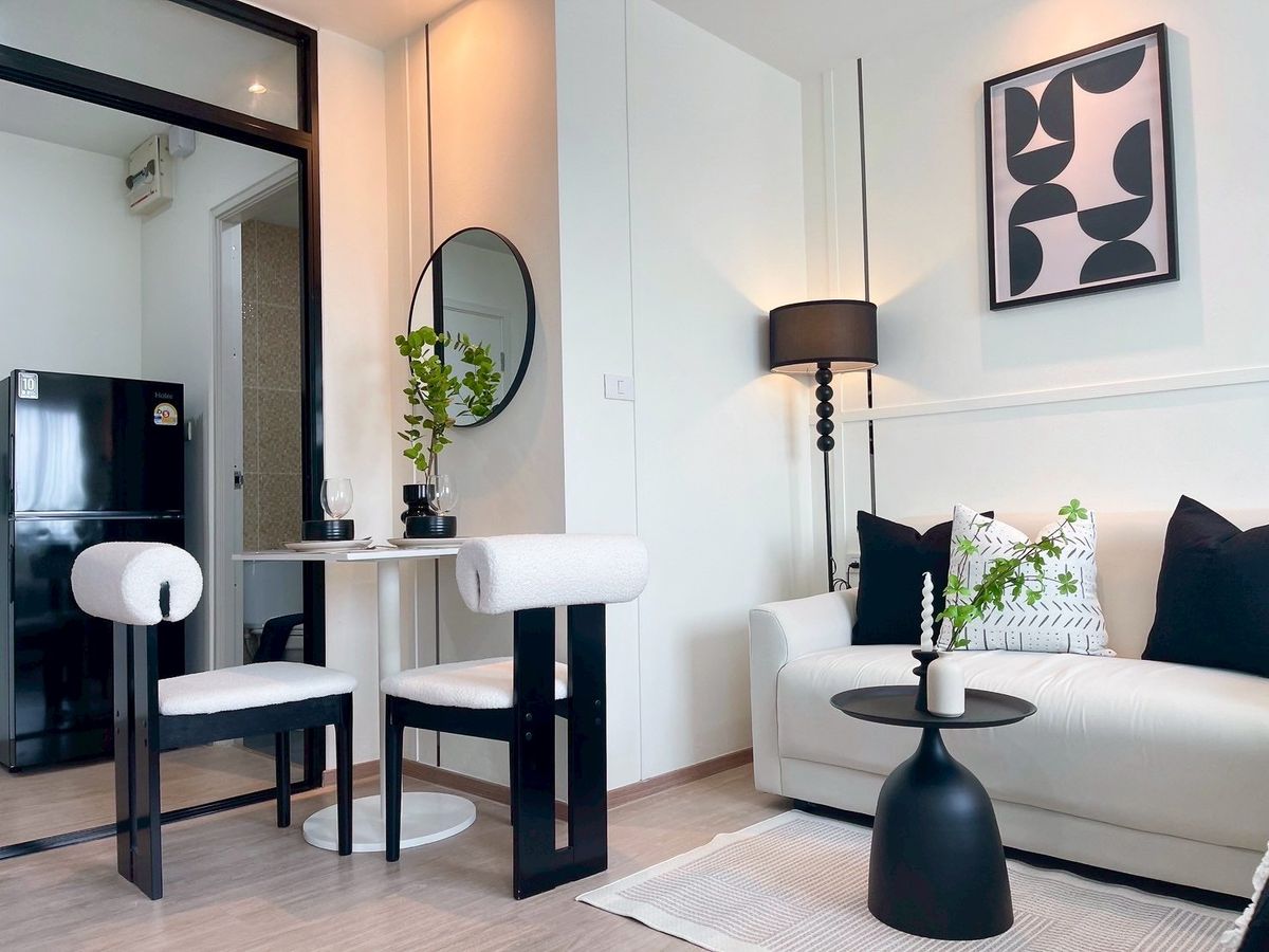 ขายคอนโดมีนบุรี-ร่มเกล้า : K-6536 ขาย ! คอนโด WELA รามคำแหง 186 ตกแต่งใหม่ พร้อมอยู่ ติด MRT เคหะรามคำแหง