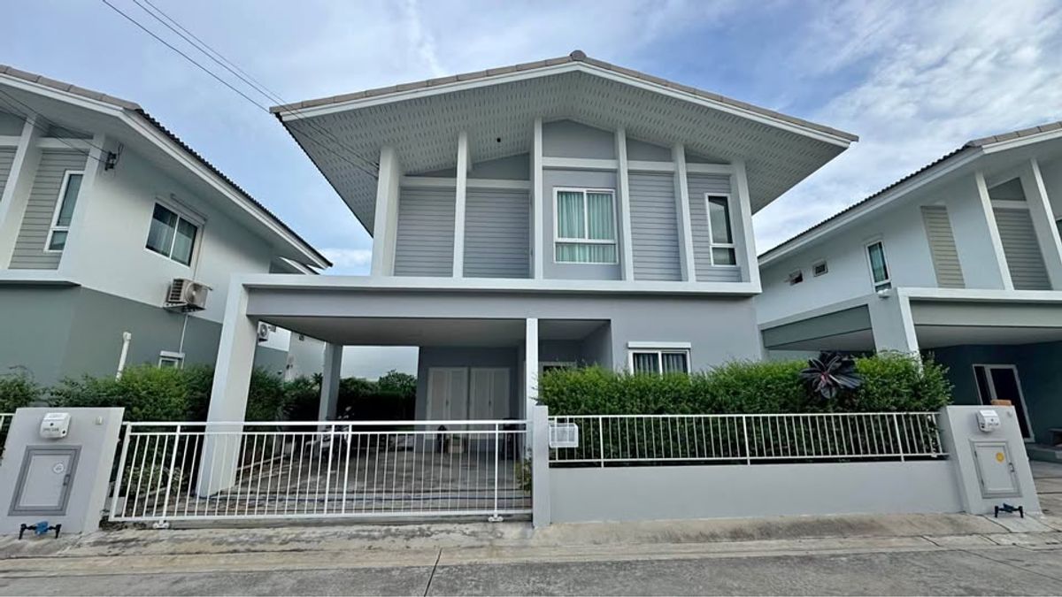 ให้เช่าบ้านมหาชัย สมุทรสาคร : ให้เช่า คณาสิริ พระรามสอง-วงแหวน บ้านเดี่ยว 2 ชั้น 3 ห้องนอน 3 ห้องน้ำ เฟอร์นิเจอร์ครบ พร้อมอยู่  ใกล้นานาชาตินอร์ริช