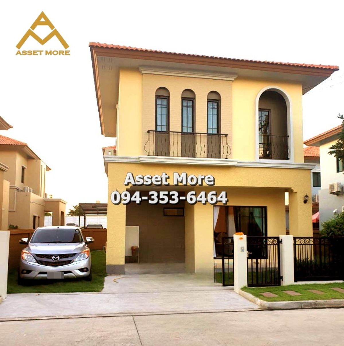 For SaleHouseMin Buri, Romklao : Quick 2-storey detached house, The Rick Coast Village, Ring Road-Chatuchoti, Soi Thai Raman