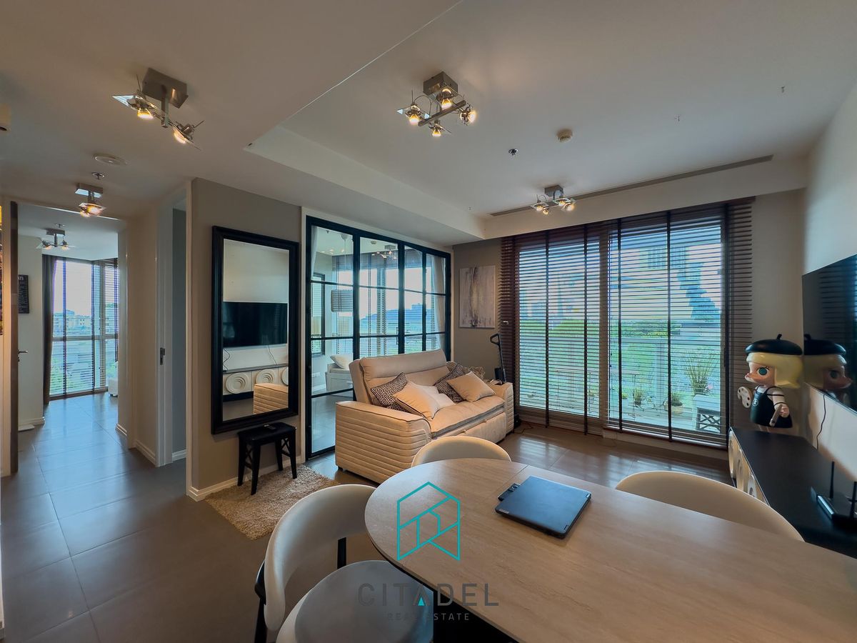 For RentCondoWongwianyai, Charoennakor :  The River by Raimon Land - Cozy 2 Beds Condo for Rent Facing IconSiam!