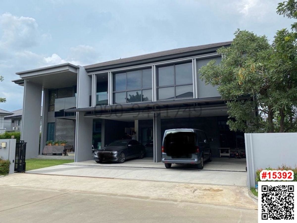 For RentHousePattanakan, Srinakarin : Rent a single house, Setthasiri, Krungthep Kreetha 2, a complete decorative corner house with furniture.