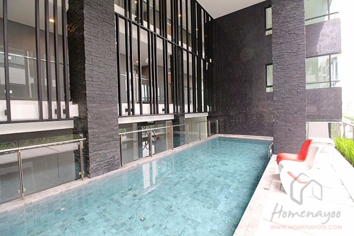 ให้เช่าคอนโดนวมินทร์ รามอินทรา : 🔥🔥🔥ปล่อยเช่าด่วน!!! 🔥🔥🔥 🎉โครงการ H2 condo รามอินทรา 21🎉 ชั้น 2 ห้องสตูดิโอ 21 ตรม. ไม่ติดตึก ไฟ เฟอร์ครบ😊 Line @BZProperty