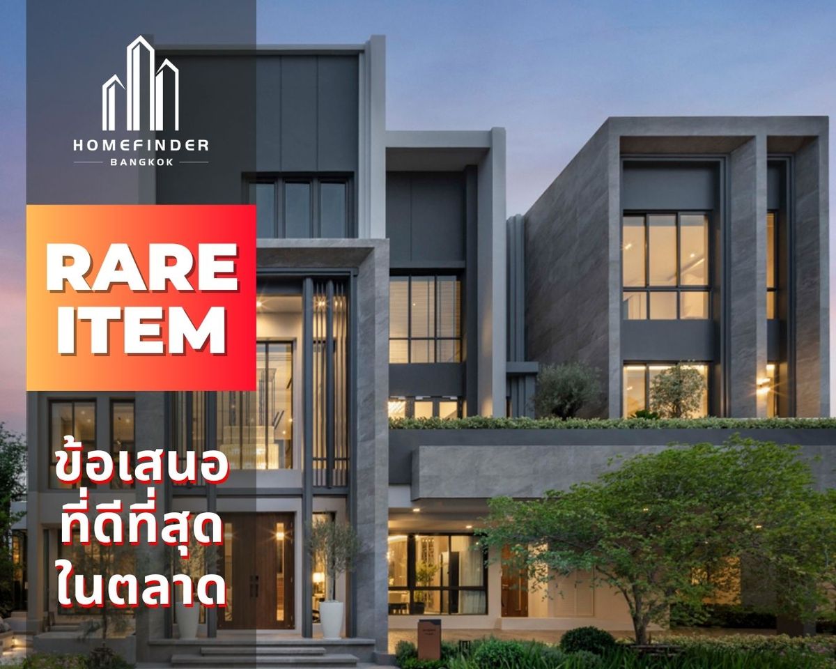 For SaleHouseLadkrabang, Suwannaphum Airport : 🔥 Hurry to occupy 🔥 Grand Bangkok Boulevard Yard Bangna, a luxurious 3 -story detached house on the Kanchanaphisek parallel road. With the best offer in the market now With a complete professional service! 📱 095-7742820