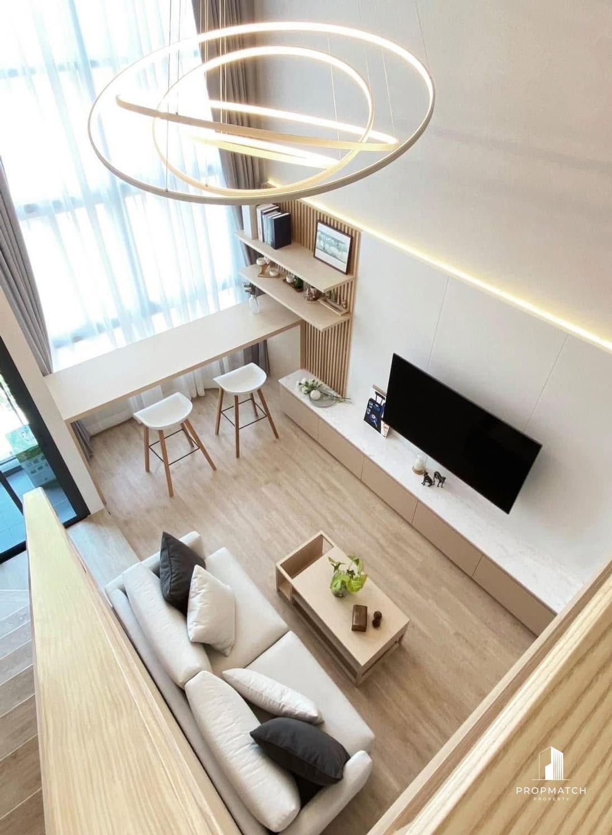 ให้เช่าคอนโดพระราม 9 เพชรบุรีตัดใหม่ RCA : ✨Flash Deal ✨Ideo New Rama 9(Duplex 1Bed 1Bath 37SQM.) แต่งครบพร้อมอยู่ !! เพียง 23,000บาทต่อเดือน Tel.0981315848 @propmatch