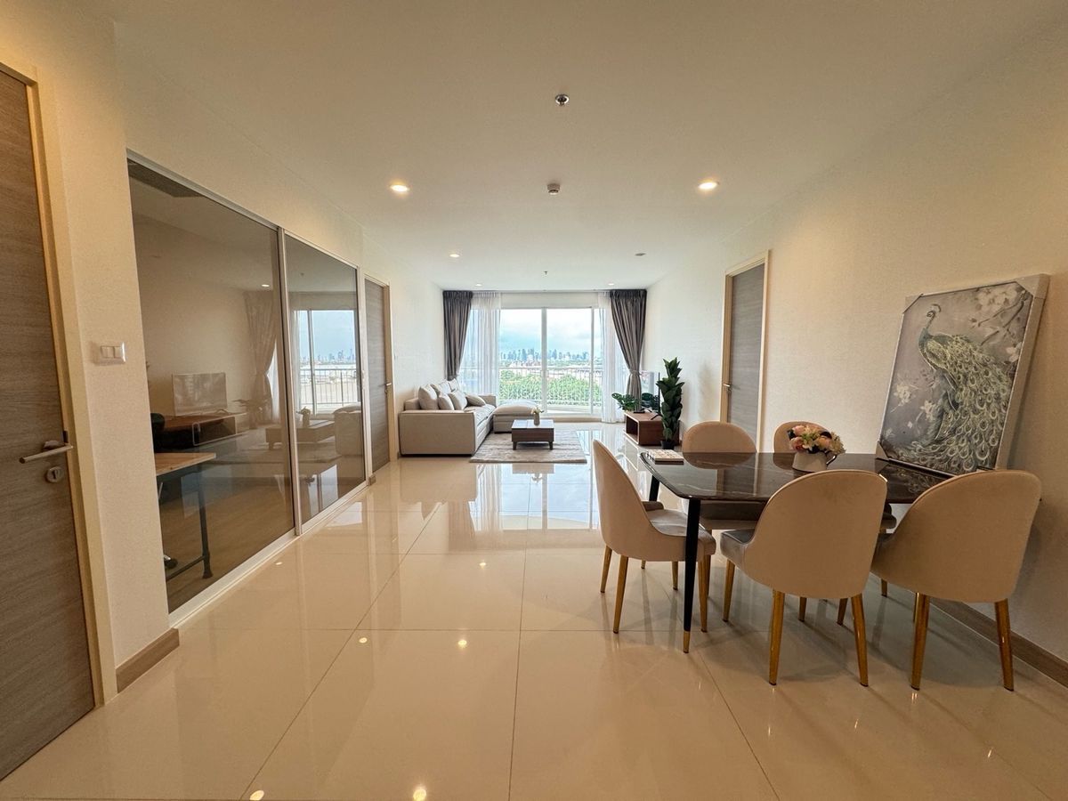 For RentCondoRama3 (Riverside),Satupadit : For rent ✨ Supalai Riva Grande ✨ 2 bedrooms, 2 bathrooms, fully furnished and equipped, near Central Rama 3