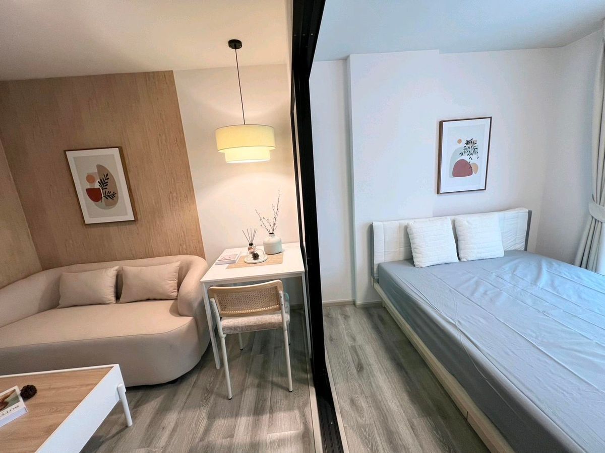 For SaleCondoBangna, Bearing, Lasalle : Urgent sale 📍 The Excel Bearing 📍 Fully furnished and equipped with appliances, near BTS Bearing