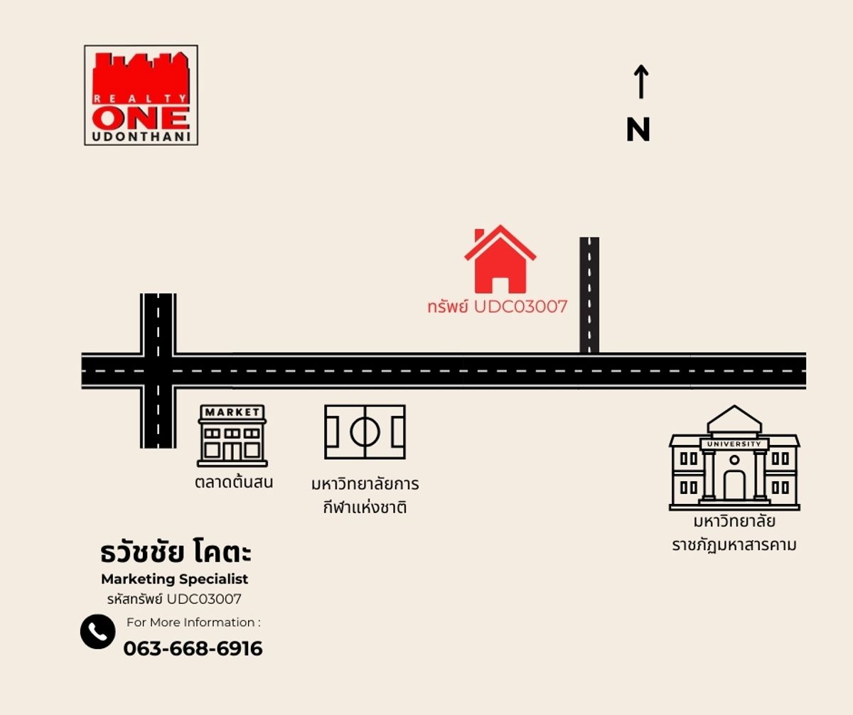 ขายบ้านมหาสารคาม : บ้านเดี่ยว 2 ชั้น  ใกล้ มหาวิทลัยราชภัฎ มหาสารคาม