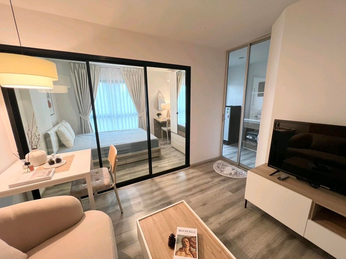 For SaleCondoBangna, Bearing, Lasalle : Urgent sale 📍 The Excel Bearing 📍 Fully furnished and equipped with appliances, near BTS Bearing