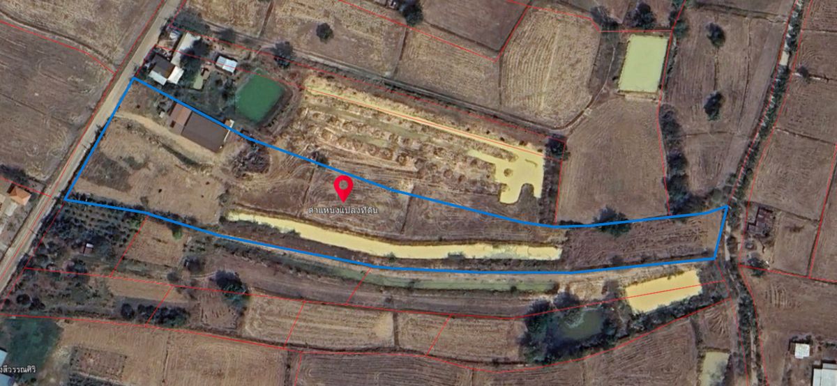 ขายที่ดินมหาสารคาม : ขายที่ดินพร้อมสิ่งปลูกสร้าง 7 ไร่ 3 งาน 24 ตารางวา ต.เขวา อ.เมืองมหาสารคาม