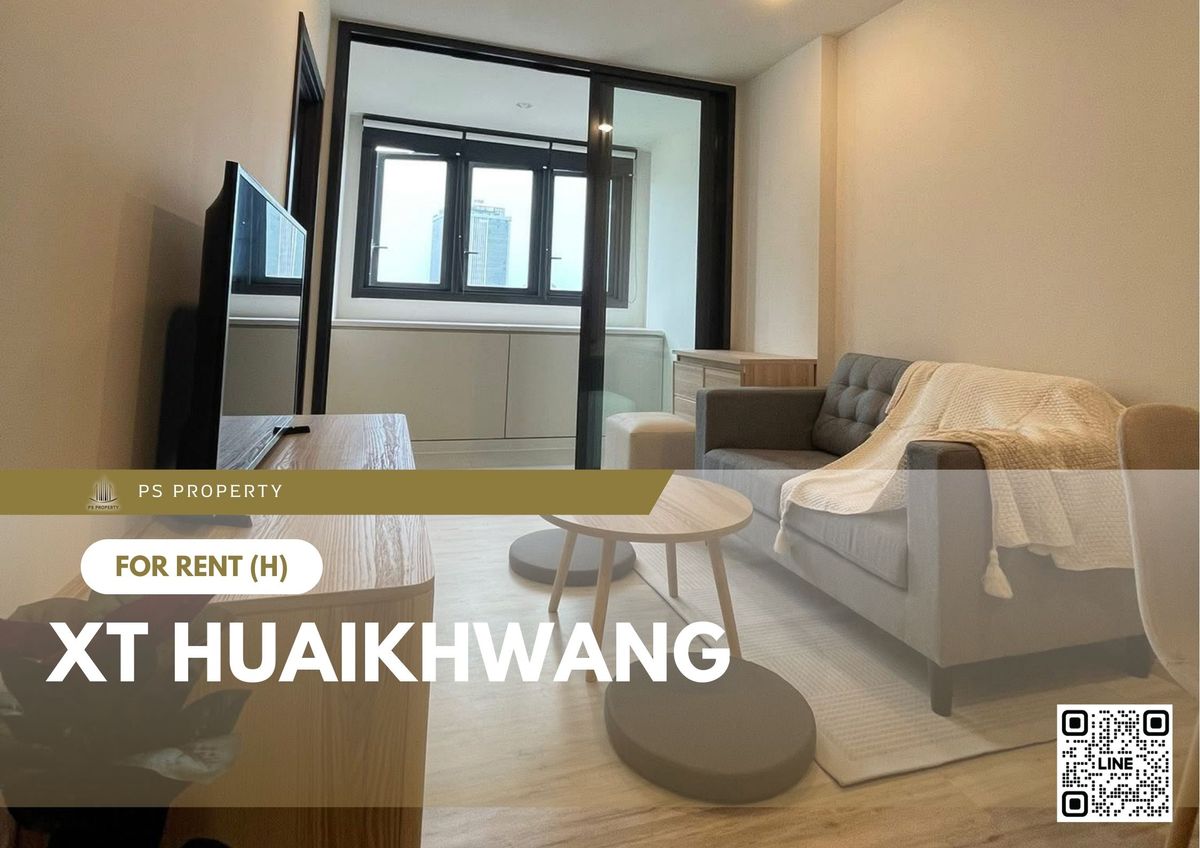 ให้เช่าคอนโดรัชดา ห้วยขวาง : ให้เช่า 📍 XT HUAIKHWANG 📍 เฟอร์นิเจอร์ และ เครื่องใช้ไฟฟ้าครบ ใกล้ BTS ห้วยขวาง
