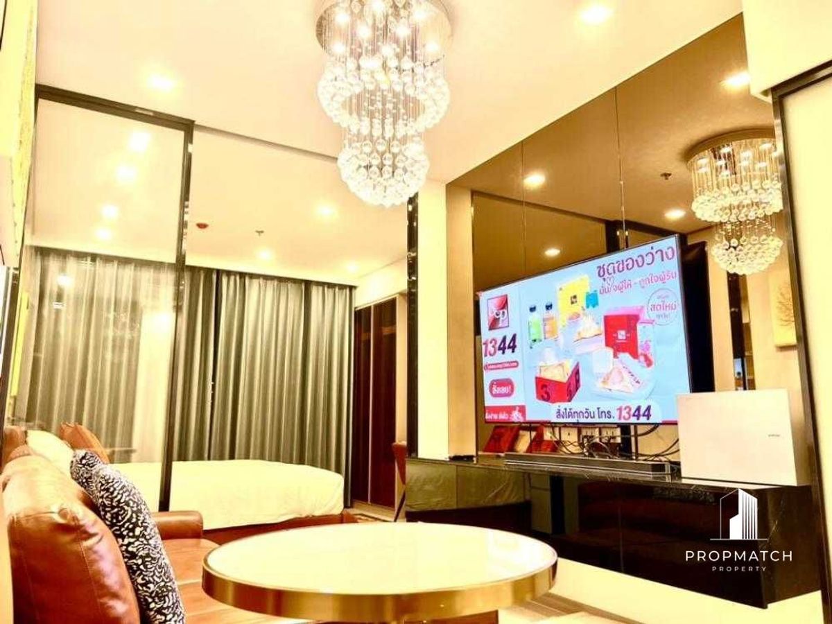 For RentCondoRama9, Petchburi, RCA : ✨flash deal ✨one9five Asoke - Rama 9 (1Bed 1Bath 36SQM.) Completely decorated !! Only 28,000 baht per month Tel.0981315848 @PropMatch
