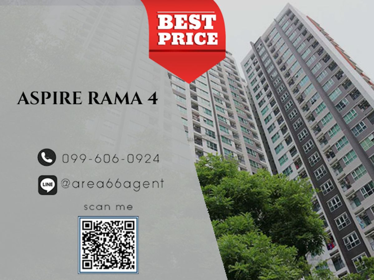 For SaleCondoKhlongtoei, Kluaynamthai : 🔥 For sale !! Aspire Rama4 Condo