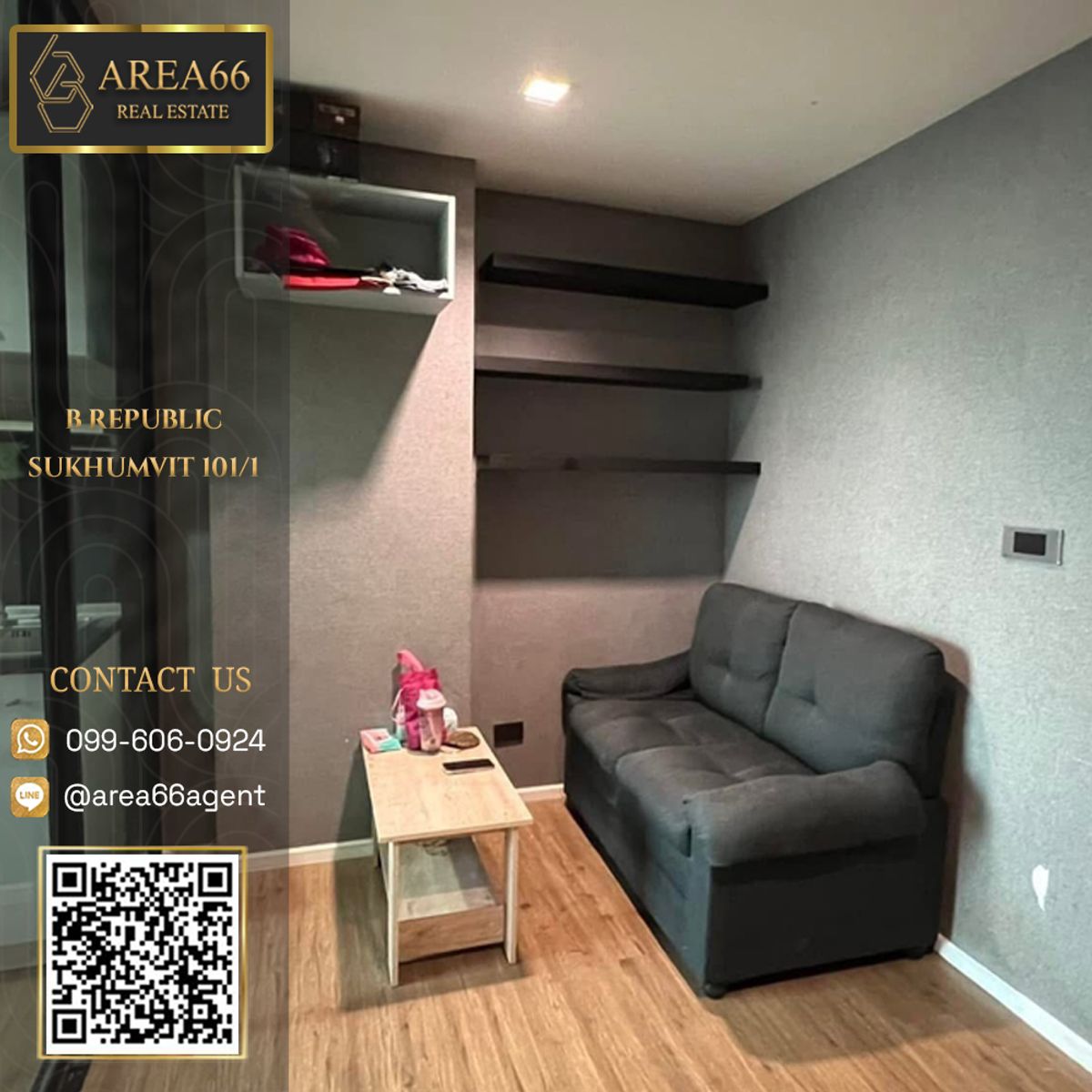 For SaleCondoOnnut, Udomsuk : 🔥 For sale !! Condo B Republic Sukhumvit 101/1