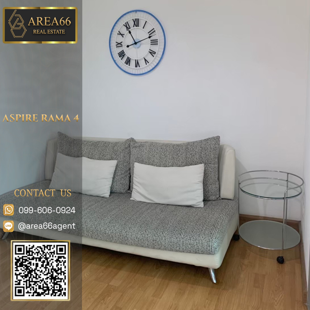 ขายคอนโดคลองเตย กล้วยน้ำไท : 🔥 ขายด่วน!! คอนโด Aspire Rama4