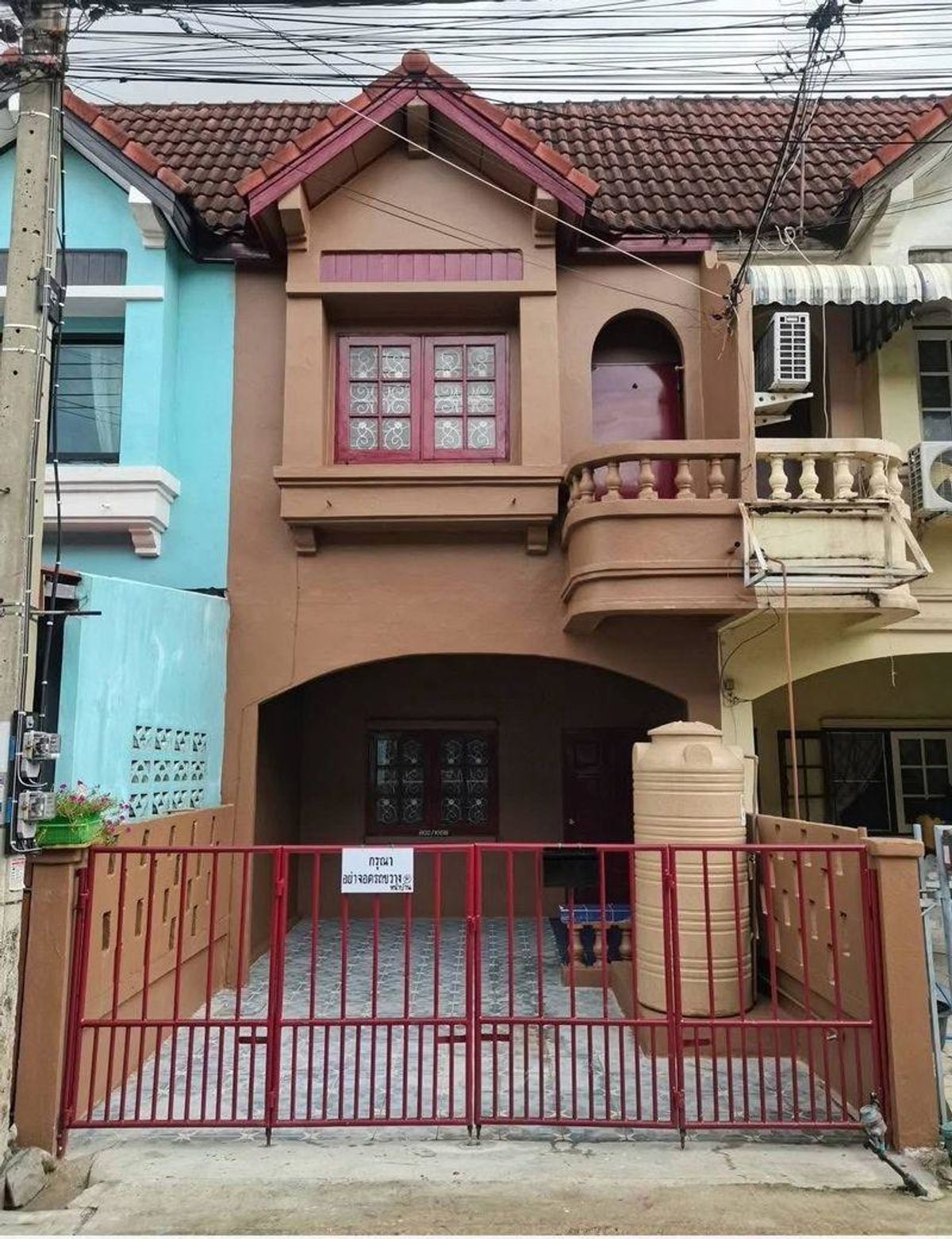 For SaleTownhomePathum Thani,Rangsit, Thammasat : Me250203 Village, Wang Thong River Park, Lam Luk Ka, Renovate, beautiful, free air, ready to move in