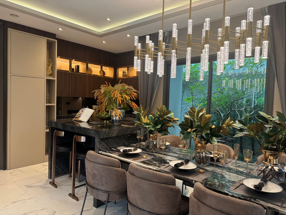 ขายบ้านพระราม 5 ราชพฤกษ์ บางกรวย : Bangkok Boulevard Signature Rama 5 บ้านตัวอย่าง ตบแต่งพร้อมเข้าอยู่ มีเครื่องปรับอากาศทุกห้อง