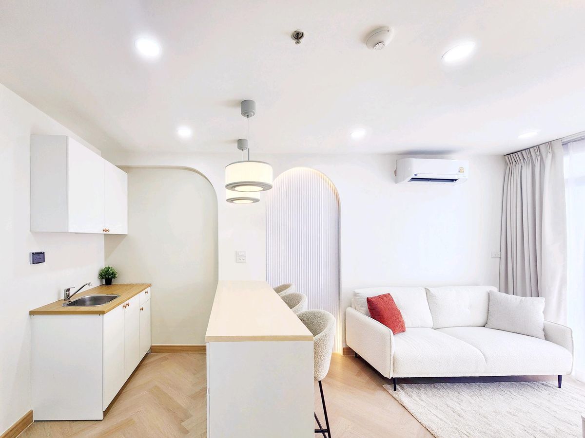 For SaleCondoRamkhamhaeng, Hua Mak : The most beautiful room in the corn pod project Have been in this post, 2 bedrooms, 1 water that is rare, beautiful, beautiful