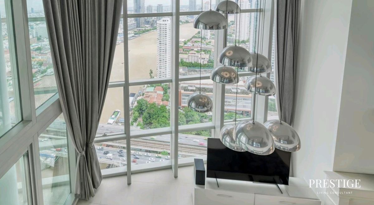 ให้เช่าคอนโดวงเวียนใหญ่ เจริญนคร : 📌For RENT เช่า | The River Condominium - 4BR (330 sqm) Duplex 260,000 THB