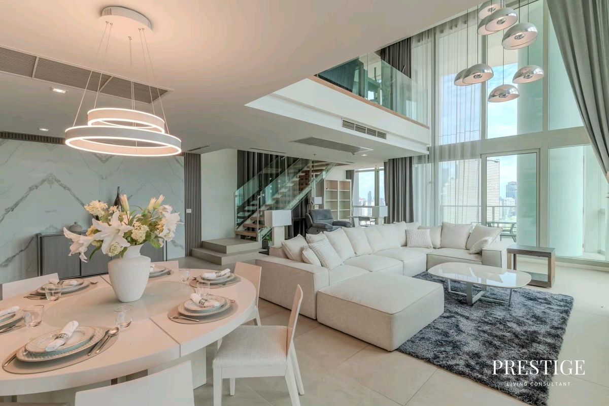 ให้เช่าคอนโดวงเวียนใหญ่ เจริญนคร : 📌For RENT เช่า | The River Condominium - 4BR (330 sqm) Duplex 260,000 THB