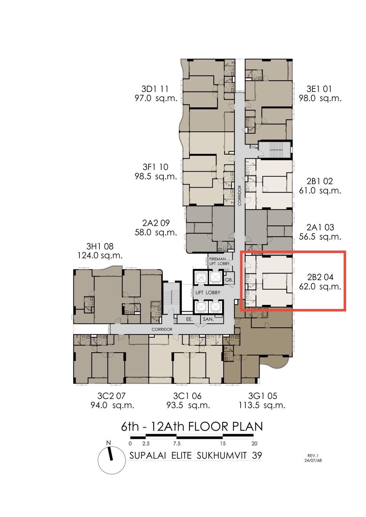 For SaleCondoSukhumvit, Asoke, Thonglor : ขายคอนโด Supalai Elite Sukhumvit 39