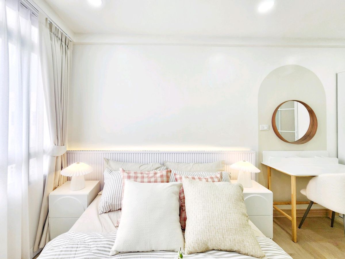 For SaleCondoRamkhamhaeng, Hua Mak : The most beautiful room in the corn pod project Have been in this post, 2 bedrooms, 1 water that is rare, beautiful, beautiful