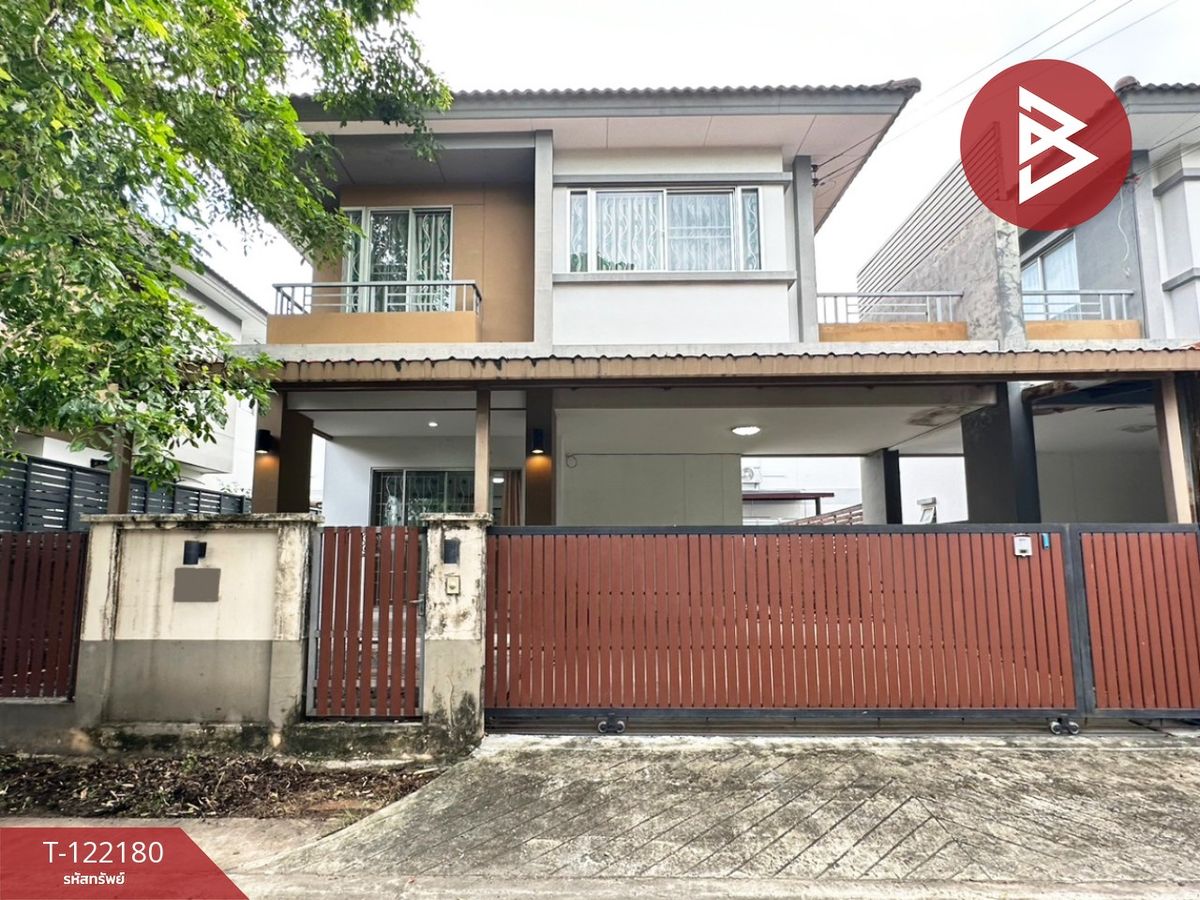 For SaleHouseChachoengsao : House for sale ETOL Village, Bali Beach Onnut-Lat Krabang (Atoll Bali Beach) Chachoengsao
