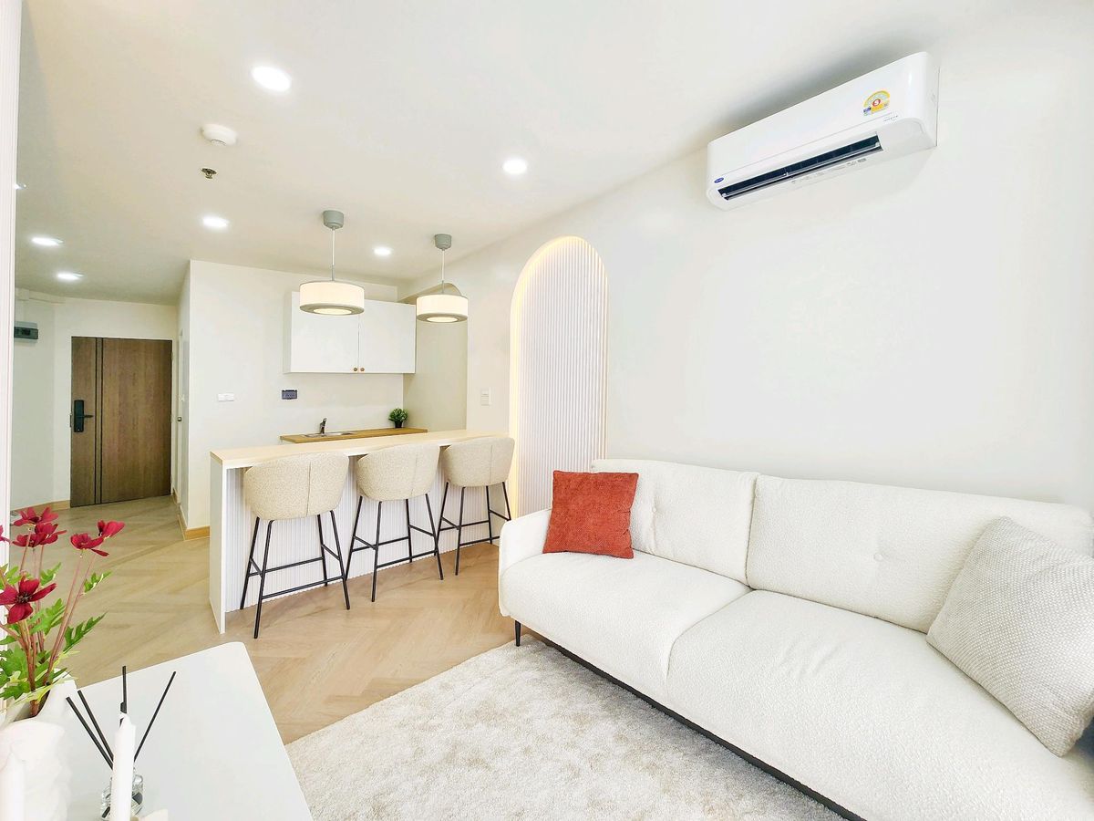 For SaleCondoRamkhamhaeng, Hua Mak : The most beautiful room in the corn pod project Have been in this post, 2 bedrooms, 1 water that is rare, beautiful, beautiful