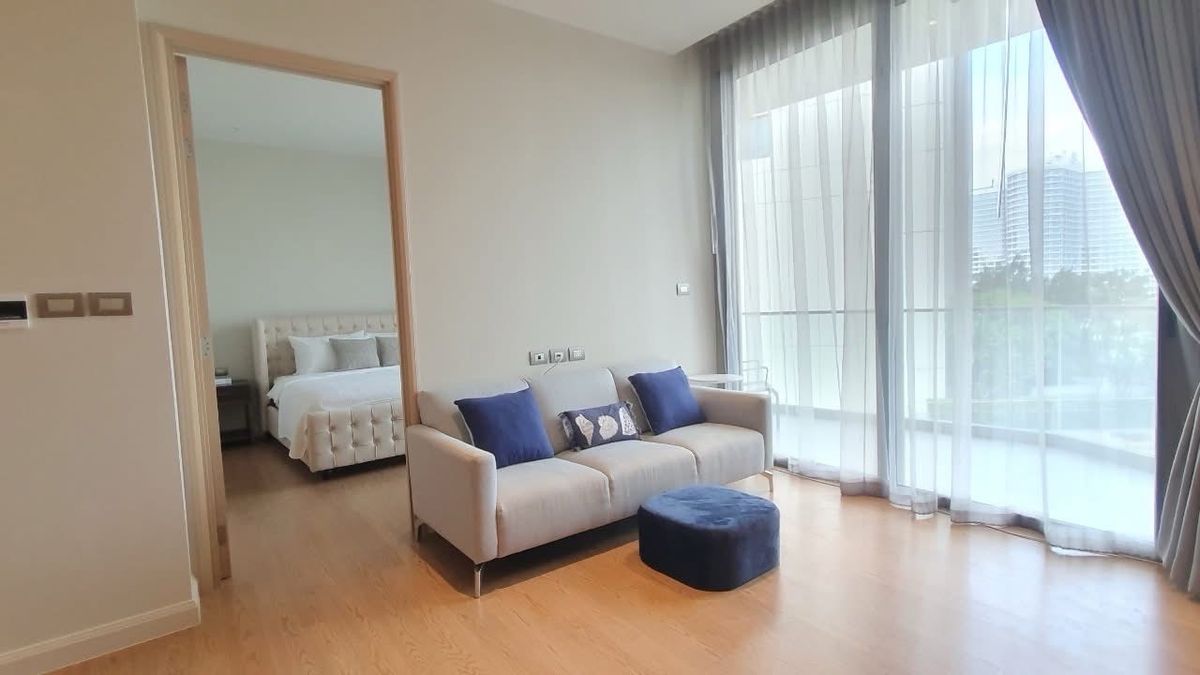 ให้เช่าคอนโดวงเวียนใหญ่ เจริญนคร : For Rent Magnolias Waterfront Residences ขนาด 102 Sq.m 2 bed 2 bath พิเศษเพียง 120k /month
